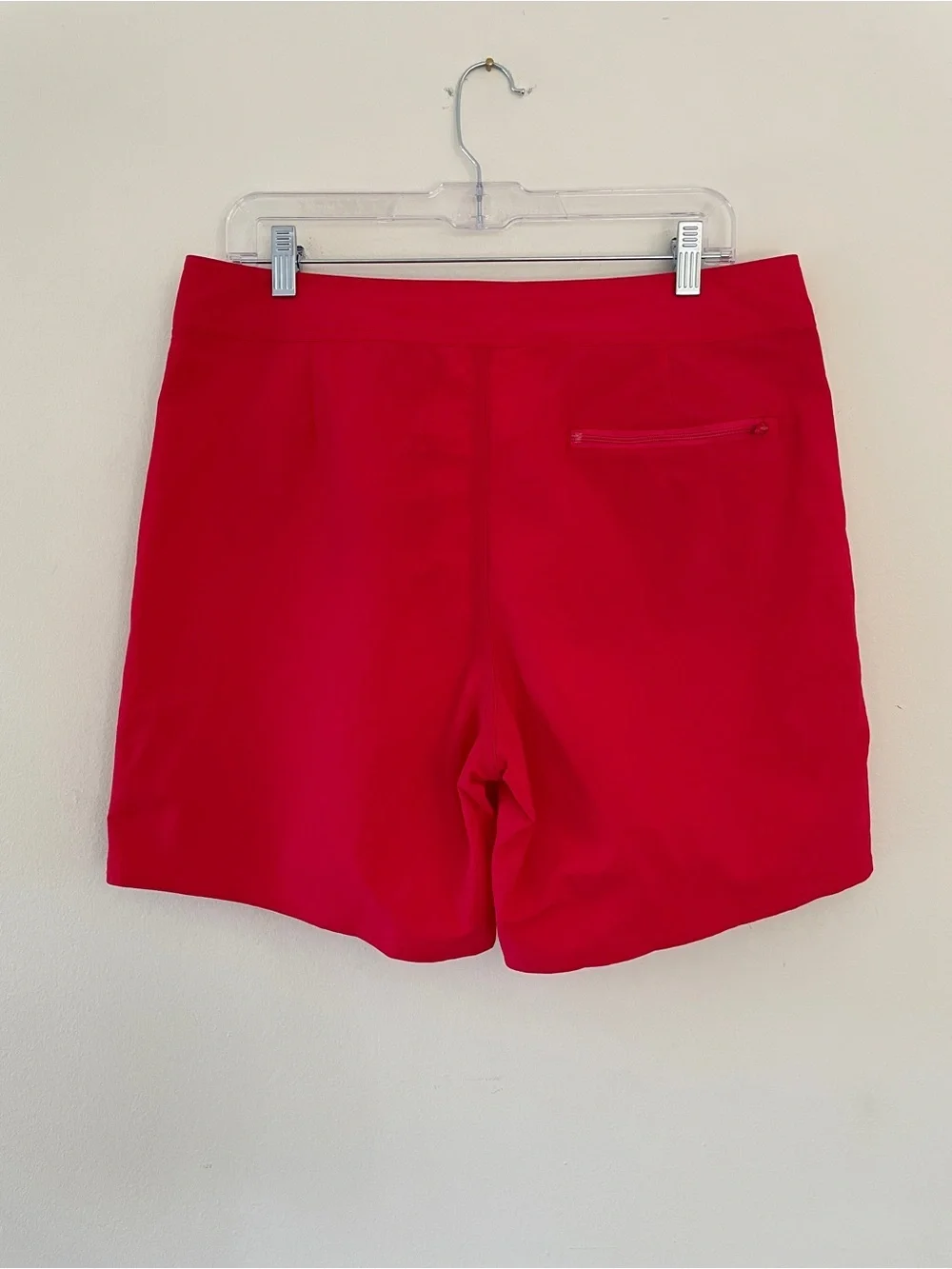McTavish men’s Ripstop Board Shorts Swim Trunks Swim Suit Red Lifeguard beach 32